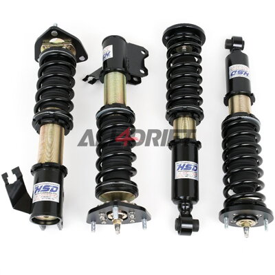Suspensión deportiva roscada HSD Dualtech ajustable en altura y dureza Nissan S13