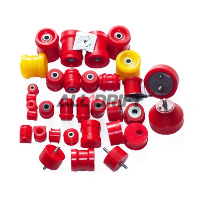 Kit completo de Silentblocks de poliuretano para ejes (delantero + trasero) BMW E36 + diferencial/motor/caja de cambios