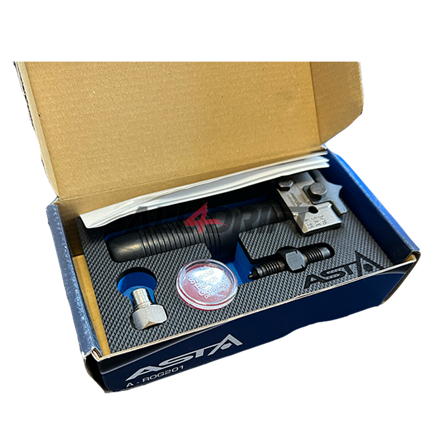 Kit de abocardado profesional para la fabricación de tubos de freno, unión mediante racores