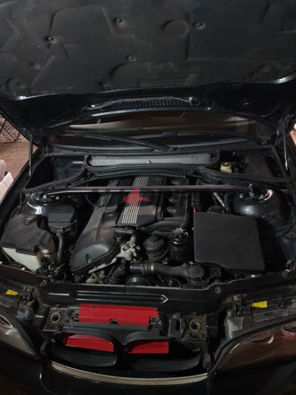 Kit de barras de torretas de acero BMW E46 - superior, delantera + trasera