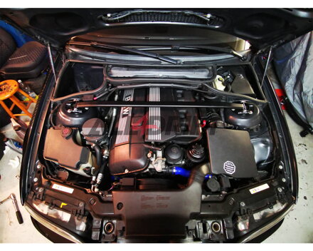 Barra de torretas de acero BMW E46 - superior, delantera - acero