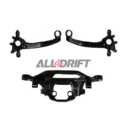 Soporte del eje y Brazos longitudinales BMW E36 reforzados + silentblocks