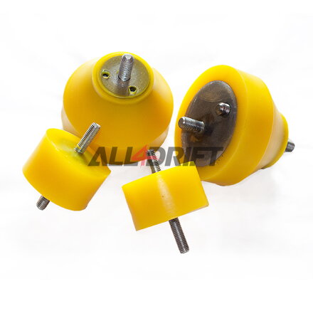 Kit completo de Silentblocks de poliuretano para ejes (delantero + trasero) BMW E46 + motor/caja de cambios y diferencial