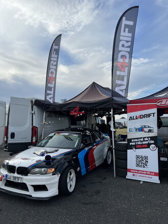 ALL4DRIFT Bandera tamaño M - 620x2680 mm