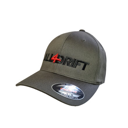 Gorra All4Drift FLEXFIT gris (S/M, L/XL)