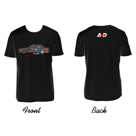 Camiseta negra con motivo BMW E30 Viktorin powered by ALL4DRIFT