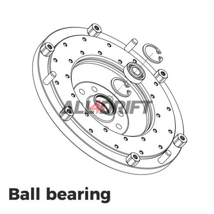Volante de inercia monomasa aligerado BMW V8 M62 - BMW M50 M52 M54 ZF ZF310 ZF320 S5D-250 M57 GS5-39DZ S50 S52 S54 Getrag 420G - 240mm / 9.45"