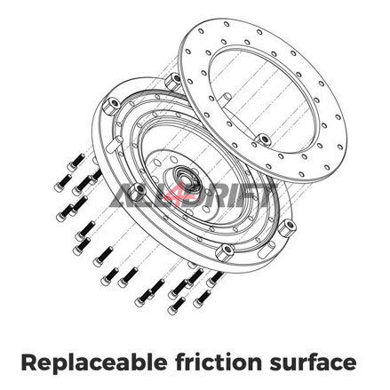 Volante de inercia monomasa aligerado BMW V8 M62 - BMW M50 M52 M54 ZF ZF310 ZF320 S5D-250 M57 GS5-39DZ S50 S52 S54 Getrag 420G - 240mm / 9.45"