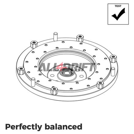 Volante de inercia monomasa aligerado BMW V8 M62 - BMW M50 M52 M54 ZF ZF310 ZF320 S5D-250 M57 GS5-39DZ S50 S52 S54 Getrag 420G - 240mm / 9.45"