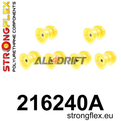 216240A: Kit de casquillos del subchasis trasero SPORT - Toyota III (86-93) A70