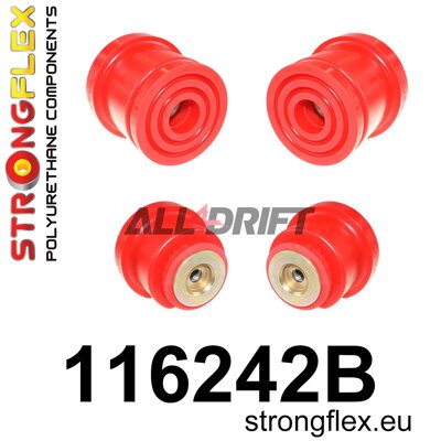 116242B Kit de silentblocks del subchasis trasero - Mercedes W210 4MATIC