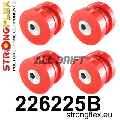 226225B Kit de silentblocks del subchasis trasero Audi / VW