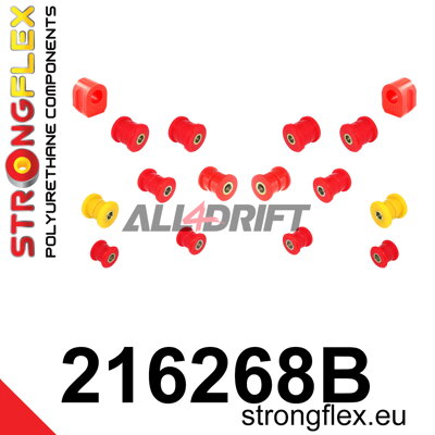 216268B Kit de silentblocks de la suspensión trasera - Toyota I (91-97) S140