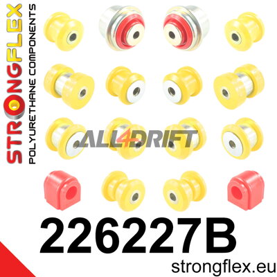 226227B Kit de silentblocks del eje trasero Audi / Seat / Škoda / VW / Cupra