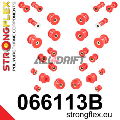 066113B Kit Completo de Silentblocks del Eje Fiat/Polonez