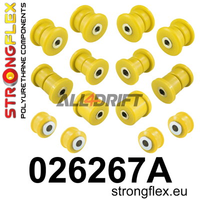 026267A Kit de casquillos de la suspensión delantera SPORT - Porsche II (10-17)