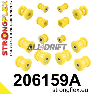 206159A Kit Completo de Silentblocks de Poliuretano para Suspensión SPORT
