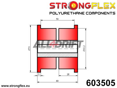 603505 Silentblock Universal 60mm