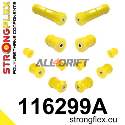 116299A Kit de casquillos de la suspensión delantera SPORT - Mercedes W210 4MATIC