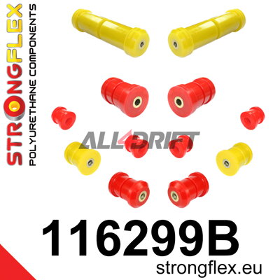 116299B Kit de casquillos de la suspensión delantera - Mercedes W210 4MATIC