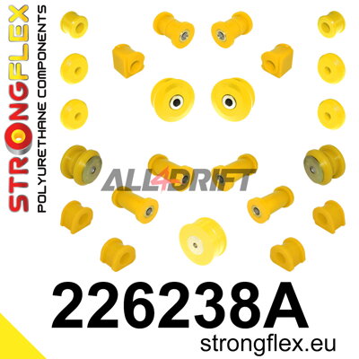 226238A Kit Completo de Silentblocks de Suspensión SPORT - Volkswagen 19E / 1G Country / Syncro / Rallye / 4x4