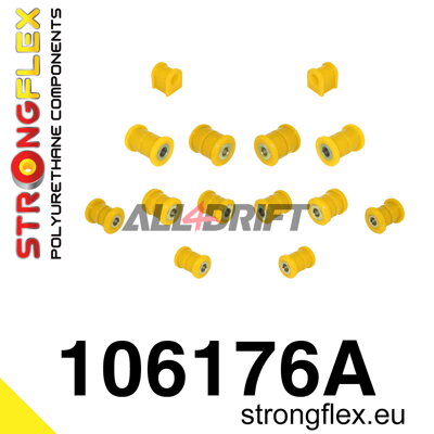 106176A Kit de Silentblocks del Eje Trasero SPORT - Mazda RX-8 (03-12) SE3P