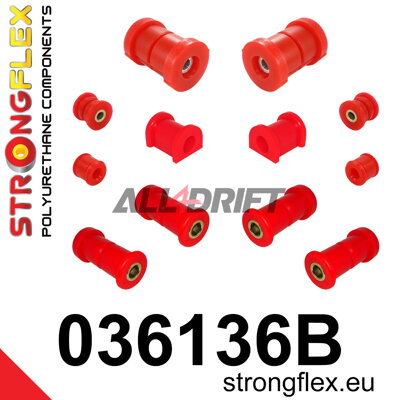 036136B Kit de silentblocks para el eje trasero BMW E36 Compact / Z3
