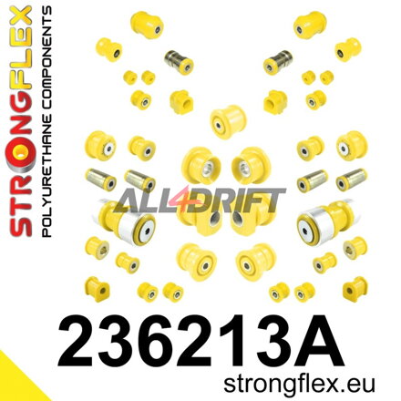 236213A Kit completo de silentblocks del eje SPORT Volvo 760 / 780 / 960