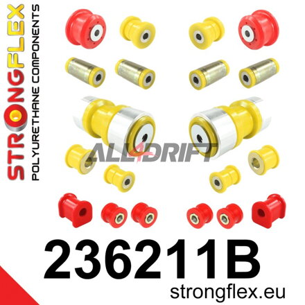 236211B Kit de silentblocks del eje trasero Volvo 760 / 780 / 960
