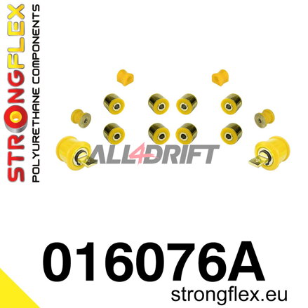 016076A: Kit de Silentblocks del Eje Trasero SPORT - Alfa Romeo 147 (00-10) tipo 937