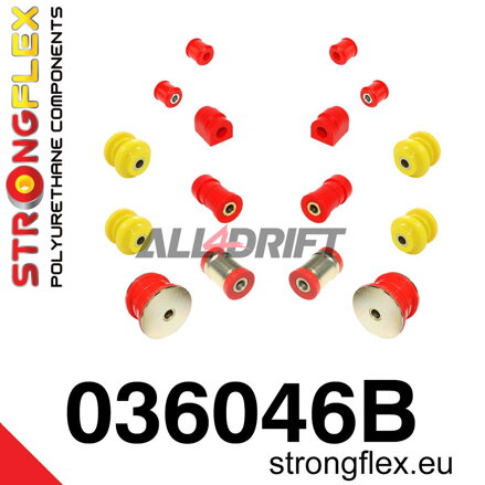 036046B Kit de Silentblocks del eje trasero BMW E36