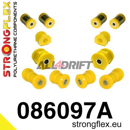 086097A Kit de silentblocks del eje delantero SPORT Honda Civic / CR-V