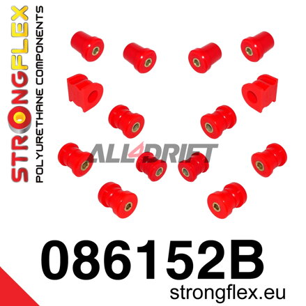 086152B: Kit de silentblocks del eje trasero AP2 - Honda AP2 (04-09)