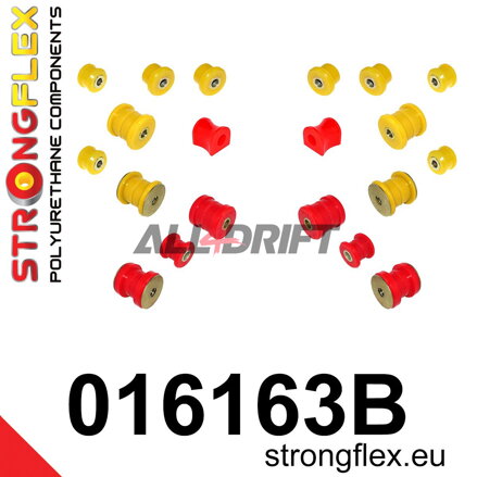 016163B: Kit de Silentblocks del eje trasero - Alfa Romeo GTV (95-05) tipo 916