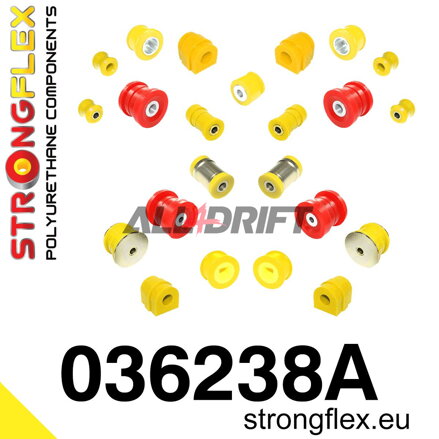 036238A Kit Completo de Silentblocks del Eje SPORT BMW E46 / Z4M