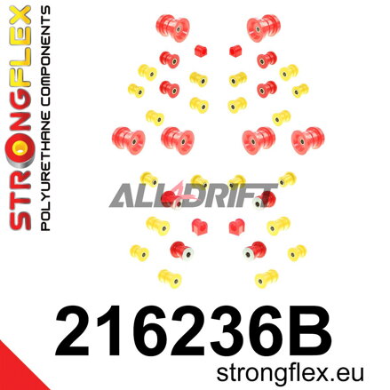 216236B: Kit completo de casquillos de suspensión - Toyota III (86-93) A70