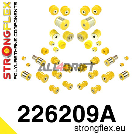 226209A Kit Completo de Silentblocks del Eje SPORT Audi / VW