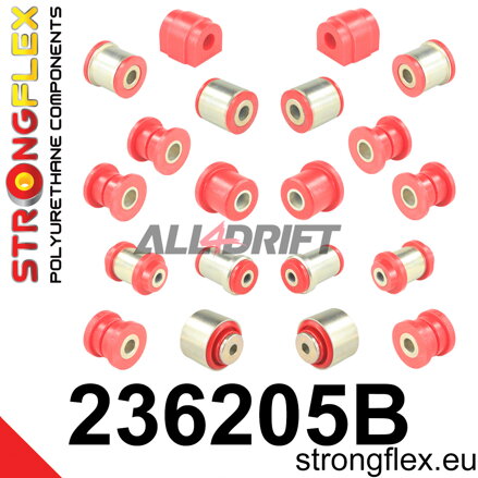 236205B Kit de silentblocks del eje trasero Volvo S60 / S80 / V70