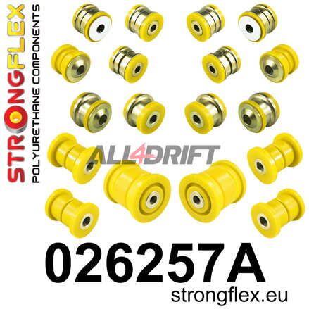 026257A Kit de Silentblocks del Eje Trasero SPORT Audi / Porsche / VW
