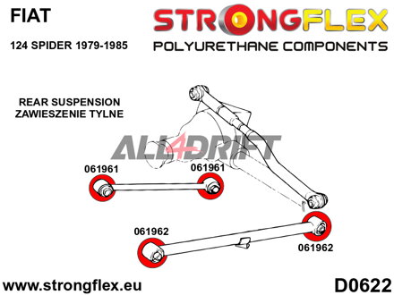 061961B Casquillo del brazo superior trasero - Fiat I (66-85)