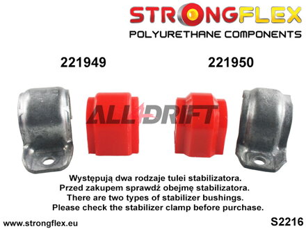 226227B Kit de silentblocks del eje trasero Audi / Seat / Škoda / VW / Cupra