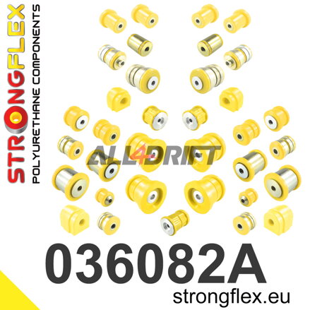 036082A Kit Completo de Silentblocks de Poliuretano para Ejes SPORT - BMW F01 / F02 XDRIVE