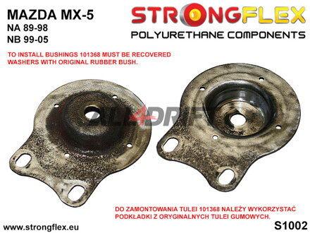 106137B Kit completo de casquillos de poliuretano para el eje - Mazda II (99-05) NB