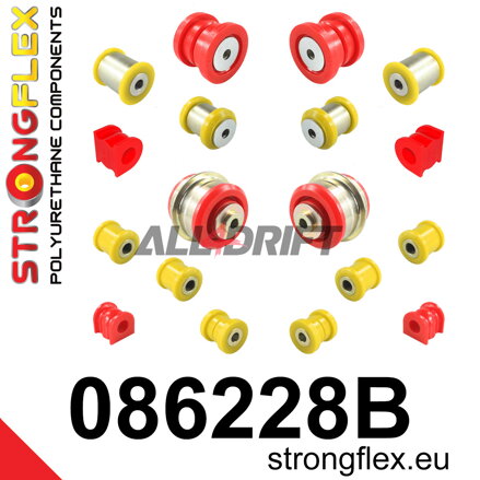 086228B: Kit completo de silentblocks del eje - Honda Legend III (95-04)