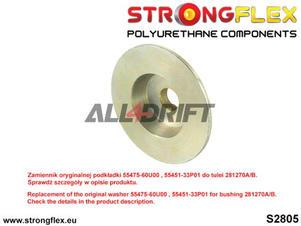 286088A Kit de casquillos de soporte del eje trasero RWD SPORT - Nissan II (90-96) Z32