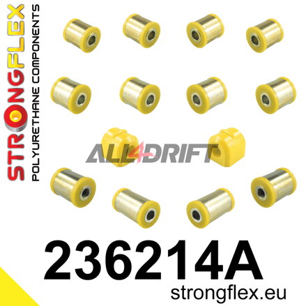 236214A: Kit de Silentblocks Deportivos para Eje Trasero - Volvo C30 (06-13)