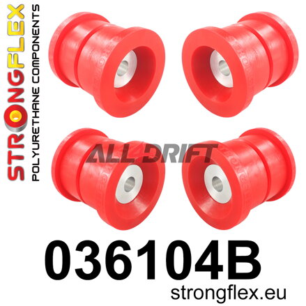 036104B Kit de casquillos del subchasis trasero BMW X3 / X4