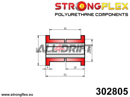 302805 Silentblock universal de 30 mm