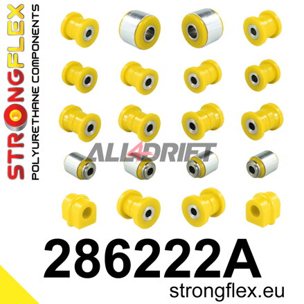 286222A Kit de silentblocks del eje trasero SPORT - Nissan VII (09-15) A35