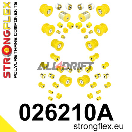 026210A: Kit completo de silentblocks de la suspensión SPORT - Audi C6 (04-11) Quattro & Allroad